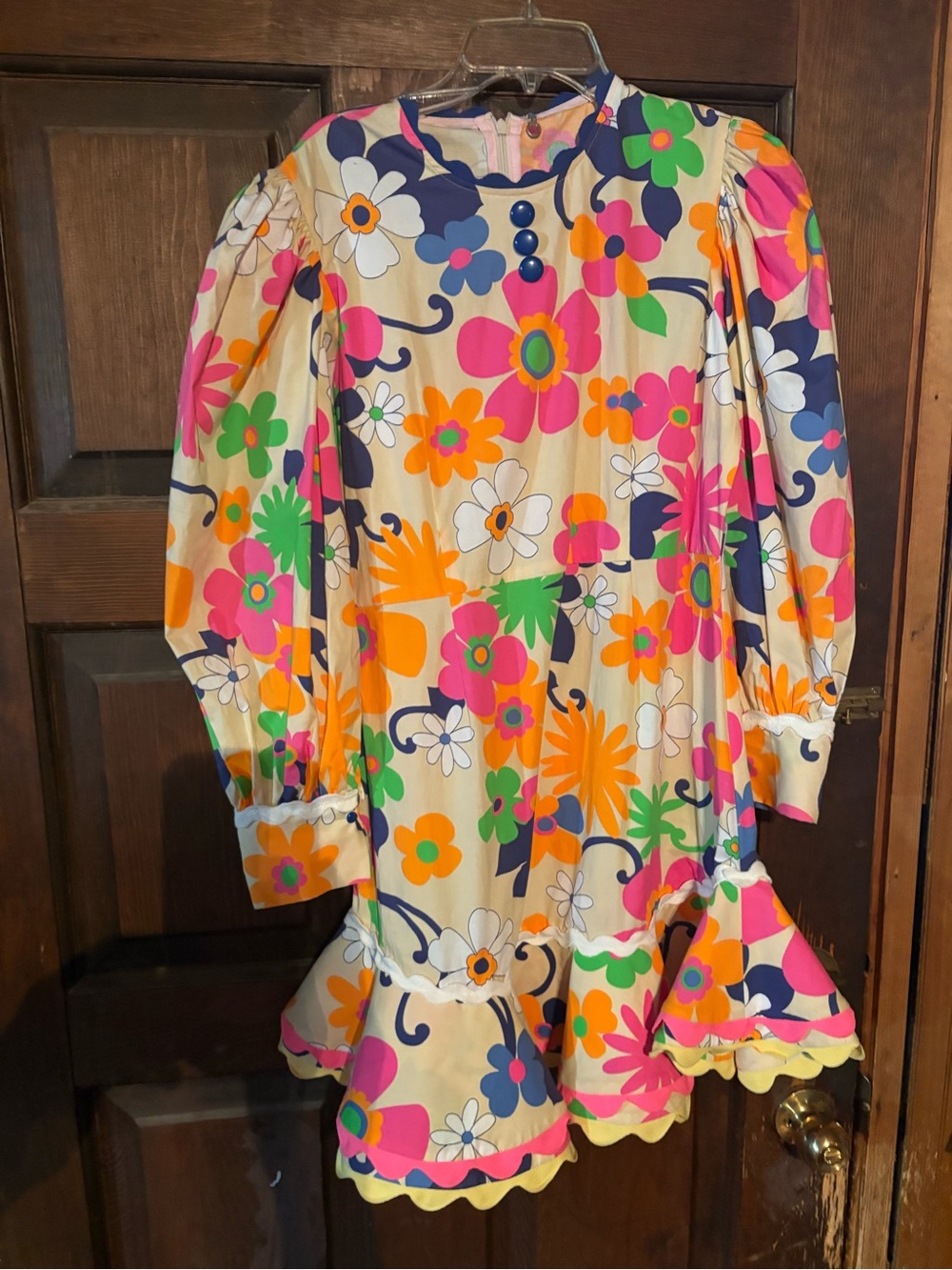 Girls Floral Ruffle Pajama Set - Multicolor/Celia B - Picture 2 of 4